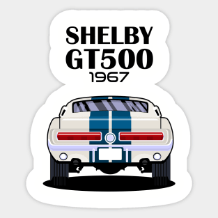 Shelby GT500 1967 American Classic Cars Sticker